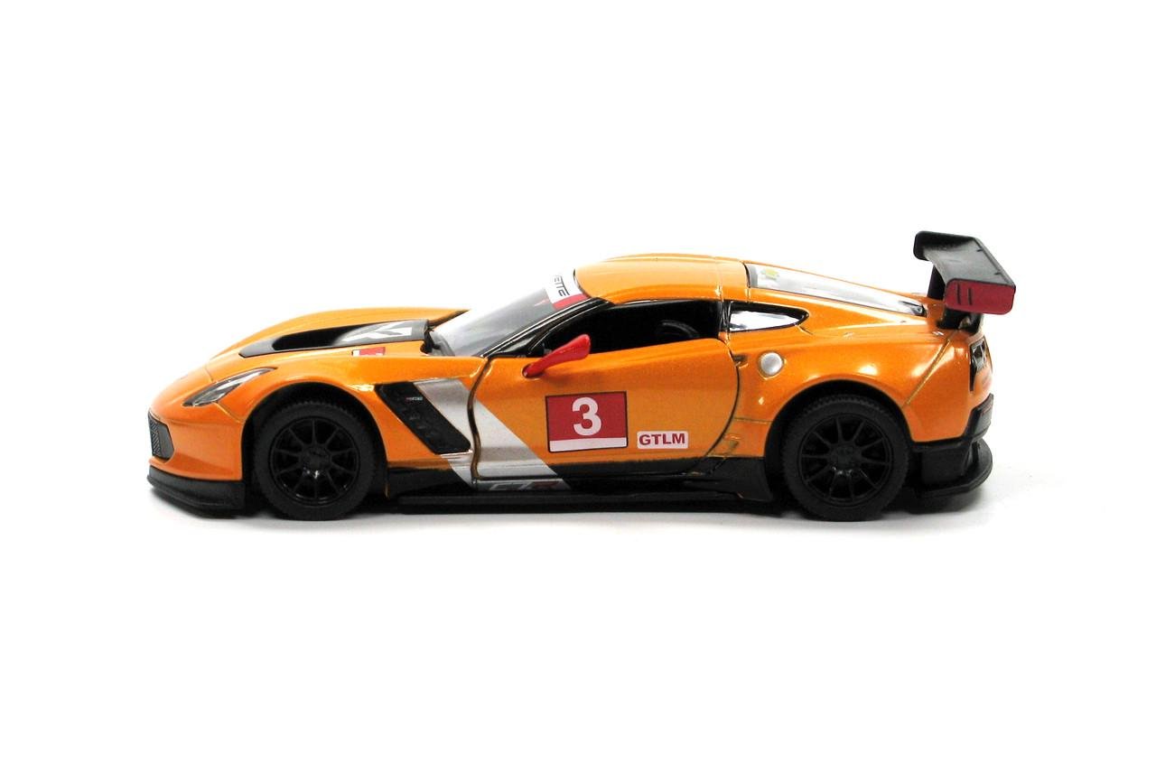 Машинка Kinsmart металлическая KT5397W Corvette C7.R Race Car 2016 - фото 2