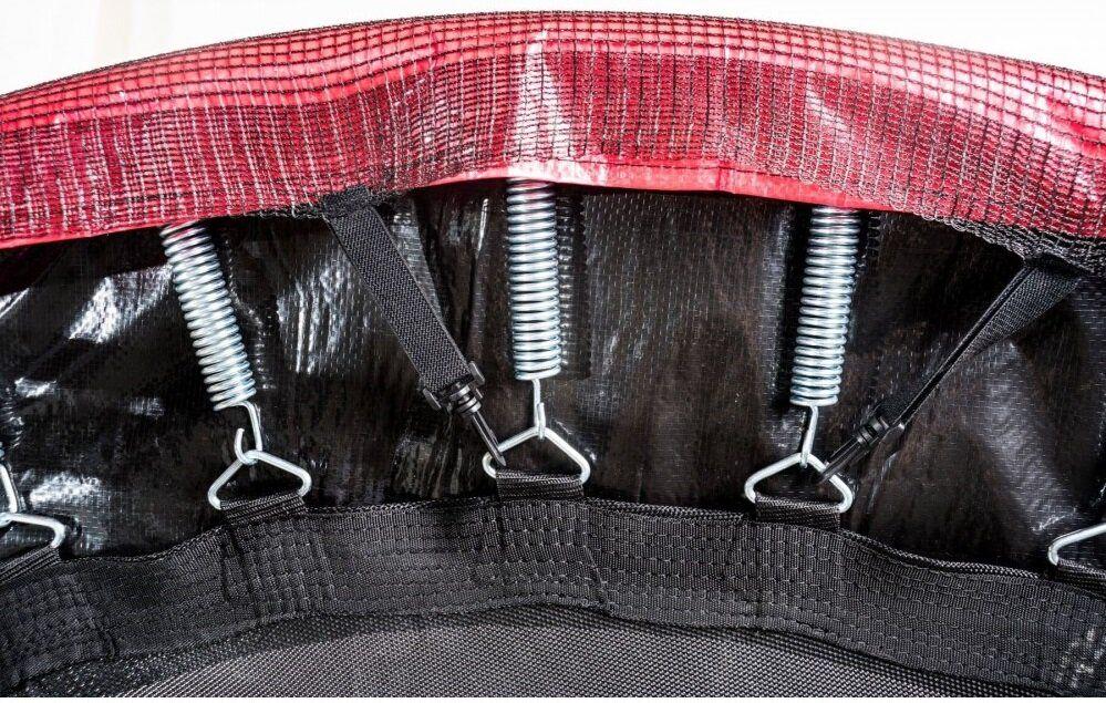 Батут Atleto 435 см с двойными ногами с сеткой Красный (21000302) - фото 5 Батут Atleto 435 см с двойными ногами с сеткой Красный (21000302) - фото 5