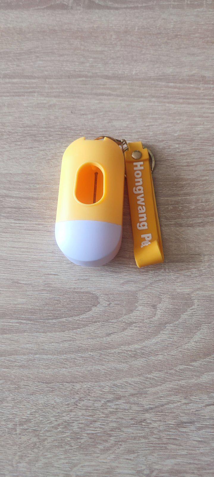 Контейнер диспенсер для уборки за животными Желтый - фото 3