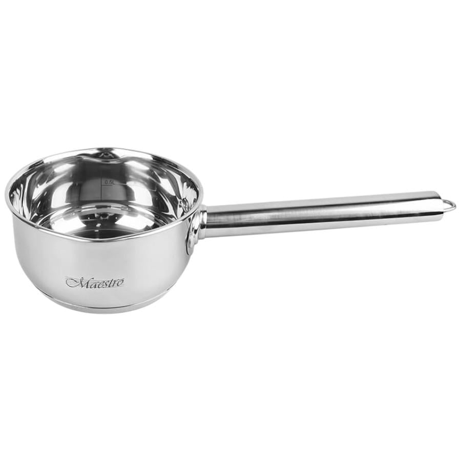 Ковш Мaestro MR-3510-14s из нержавеющей стали и крышкой 14 см 1 л (C_MR3510/14s)