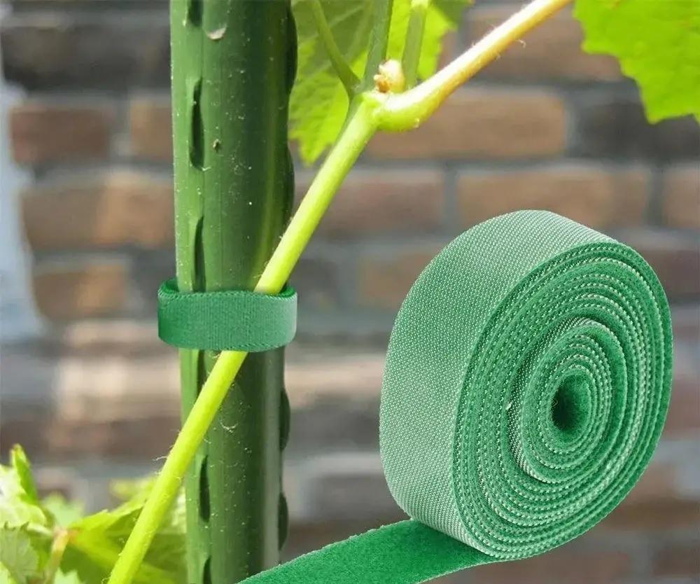 Стрічоки-липучки садові для підв'язки рослин 2 шт. по 5 м Зелений (Е050838-2) - фото 13