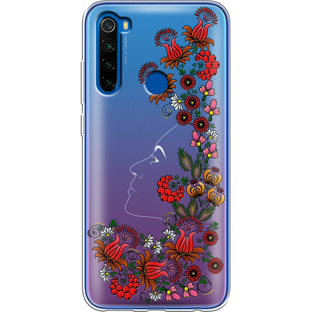 Чехол Boxface Xiaomi Redmi Note 8T 3D Ukrainian Muse Прозрачный силикон (38532-bk64-38532)