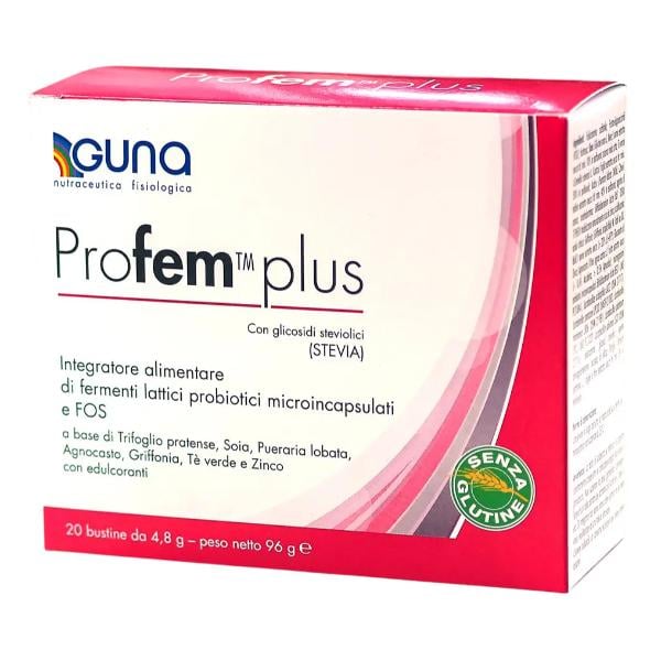 Комплекс при менопаузе Guna ProFem Plus 4,8 г 20 пакетиков (000026194)