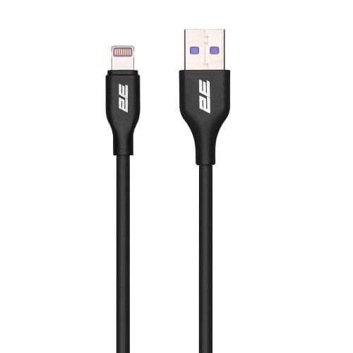 Кабель Glow 2E 2E-CCAL-BL USB-A-Lightning 1 м Черный (582388)