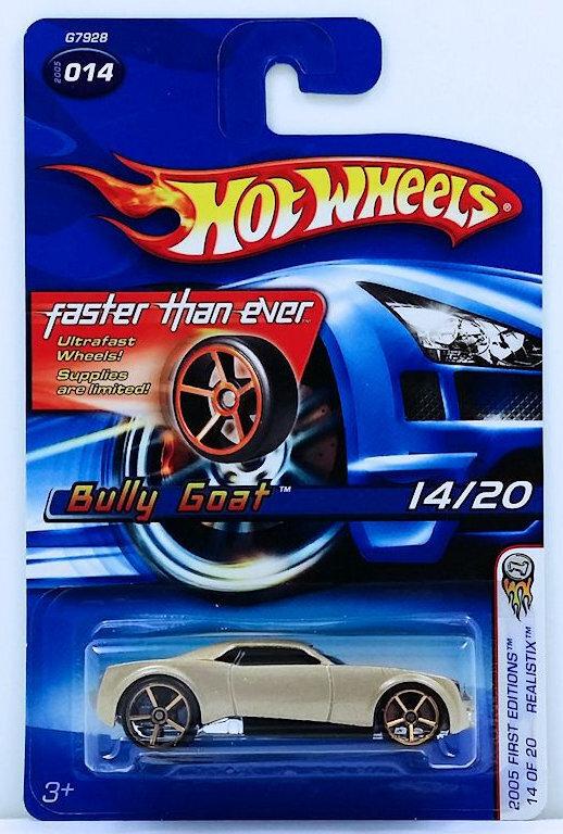 Іграшкова машинка Hot Wheels Bully Goat Futuristic Pontiac GTO 2005 First Editions №014 Faster Than Ever (G7928-fte)