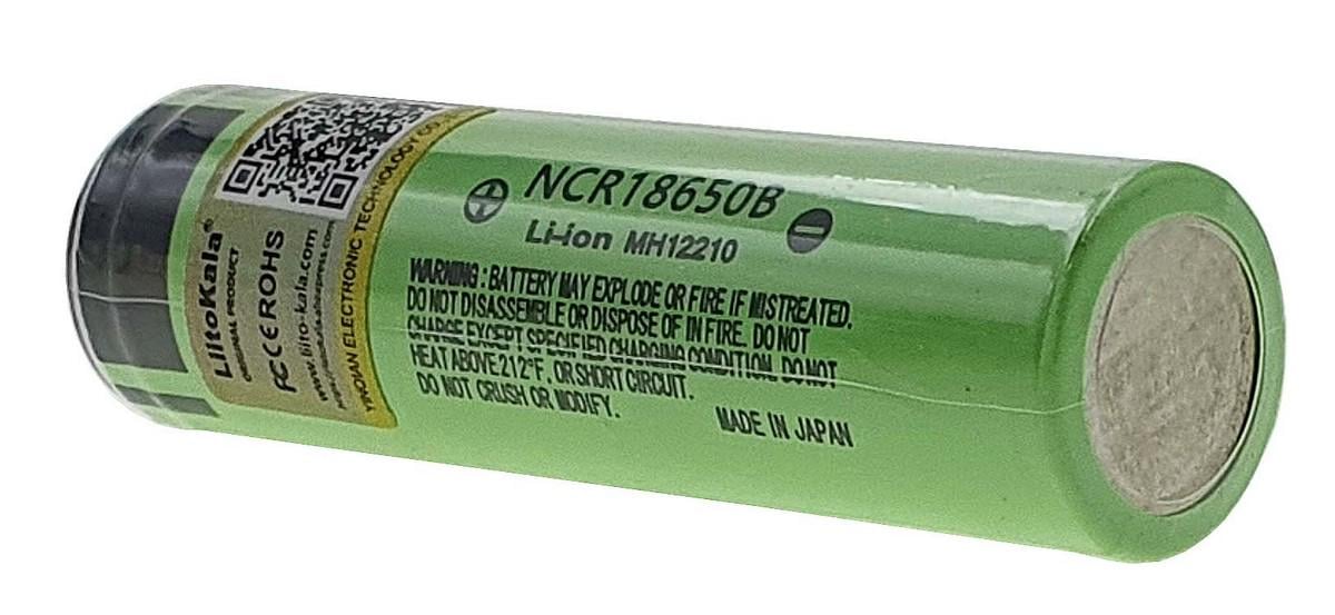 Акумулятор LiitoKala Li-Ion без захисту 34B-JT 3,7V 3400 mAh NCR18650B TIP 6А - фото 3