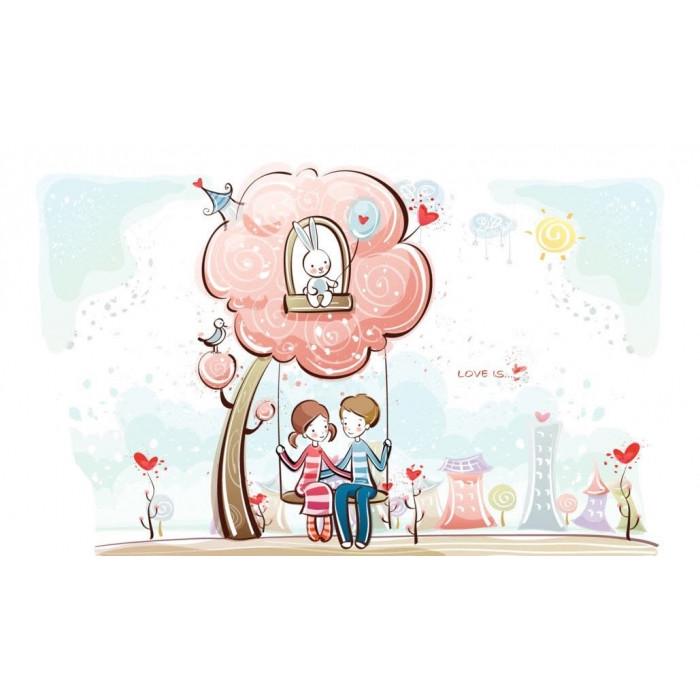 Картина по номерам Ідейка Люди Счастливы вместе 30х40 см (KHO2631)