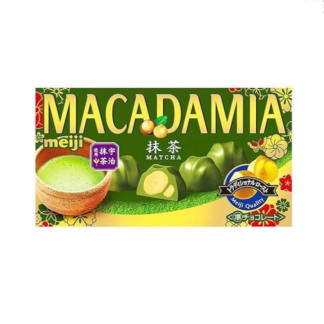 Макадамія MEIJI Macadamia Matcha в шоколаді з матча 63 г