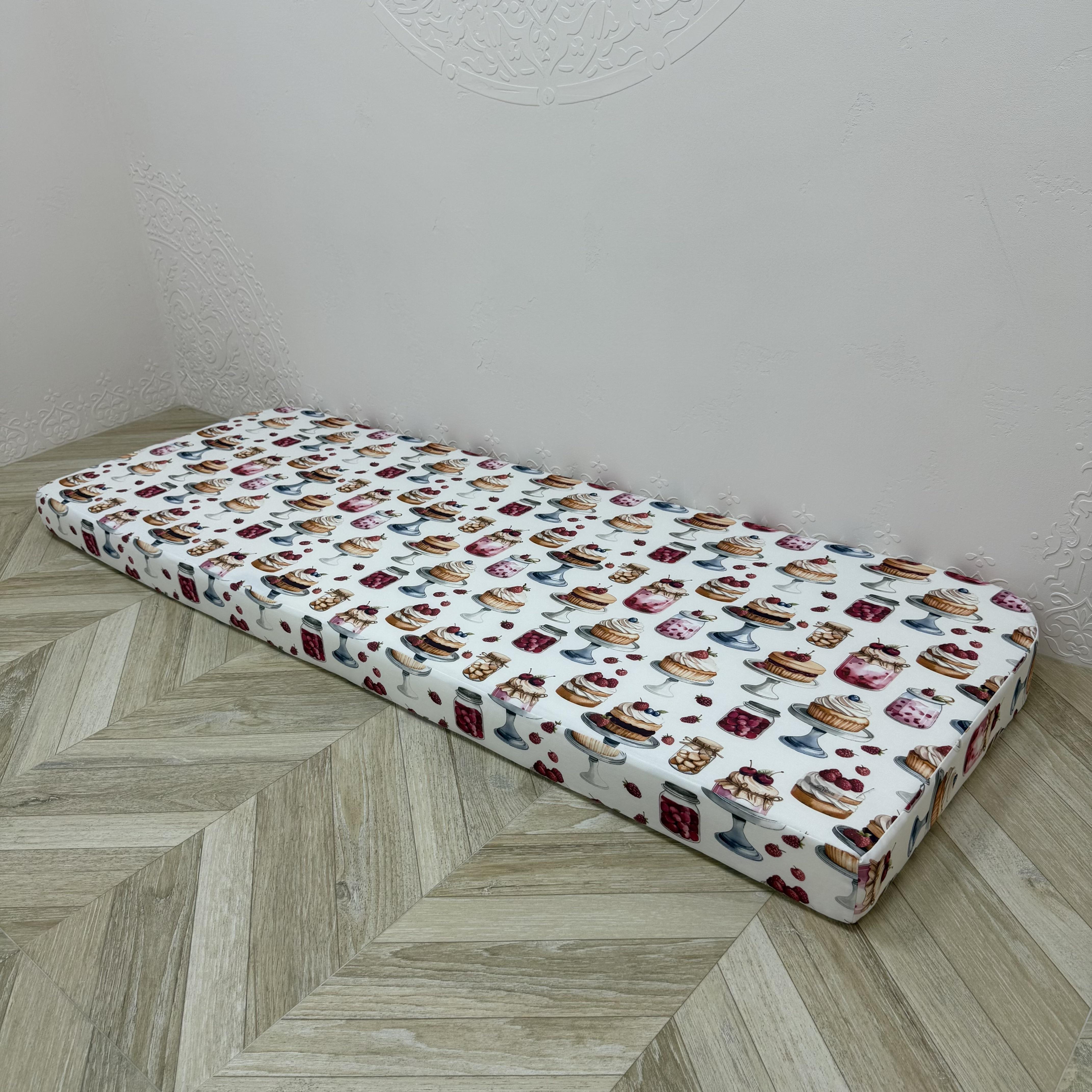 Матрас Comfort Home Cakes на подоконники/каркасы/поддоны/садовая мебель панама 160х40х8 см