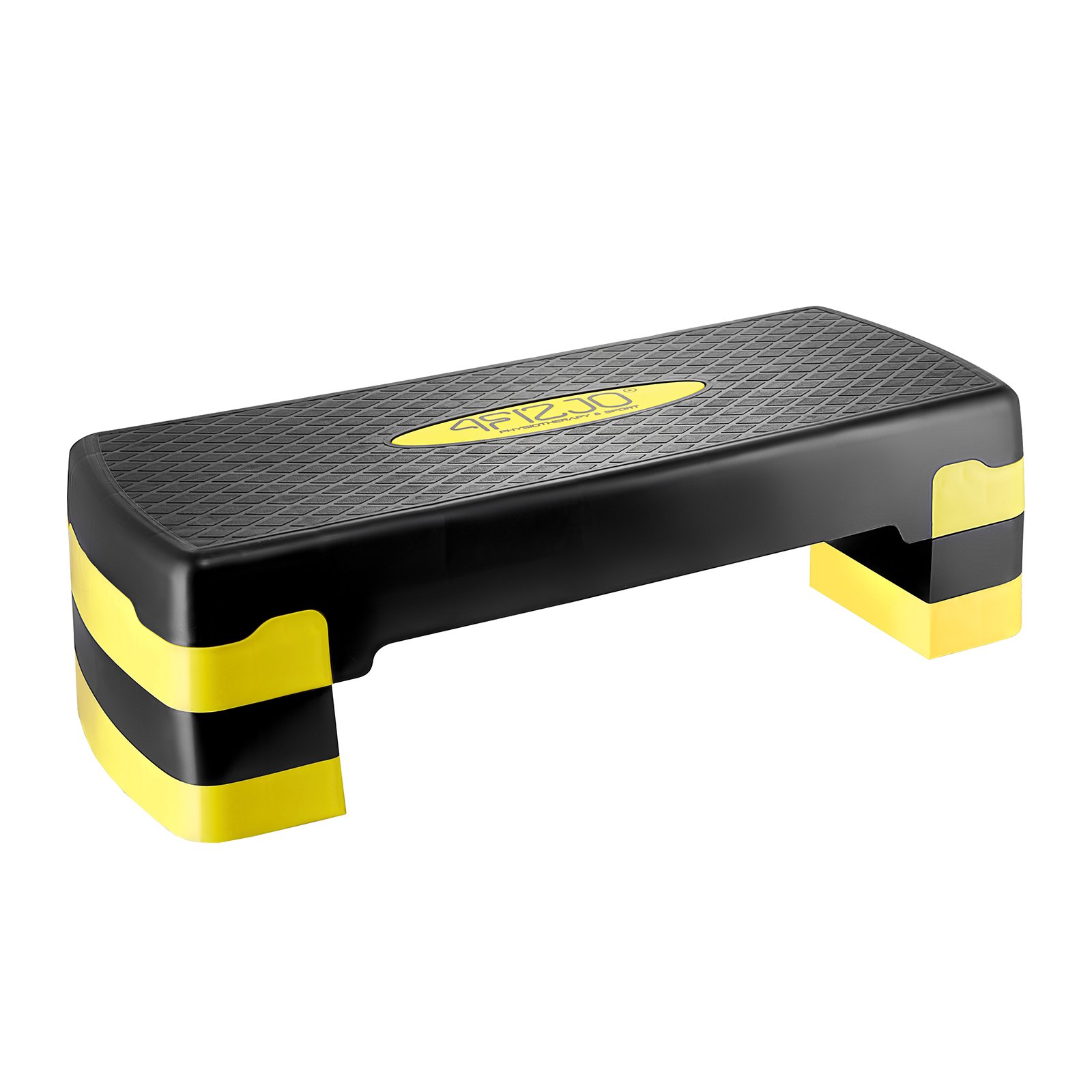 Степ-платформа 4fizjo 3-ступенчатая Black/Yellow 4FJ0149 - фото 1