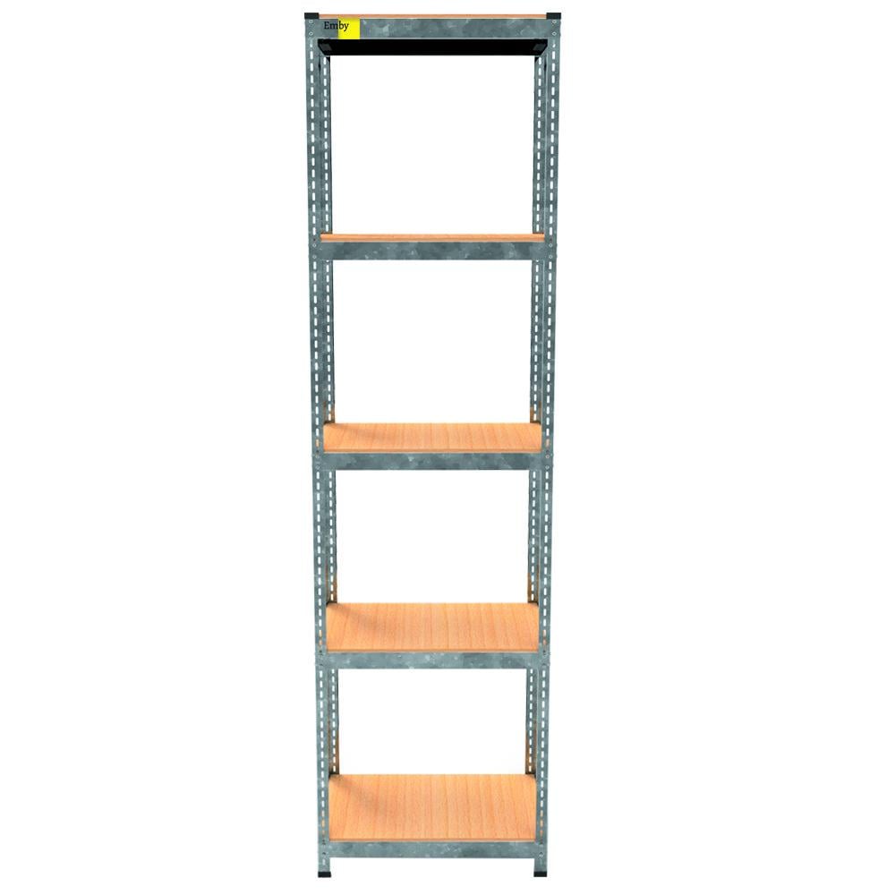 Стеллаж металлический Emby MRL-2400 2400х600x300 мм оцинкованный (1734931002)