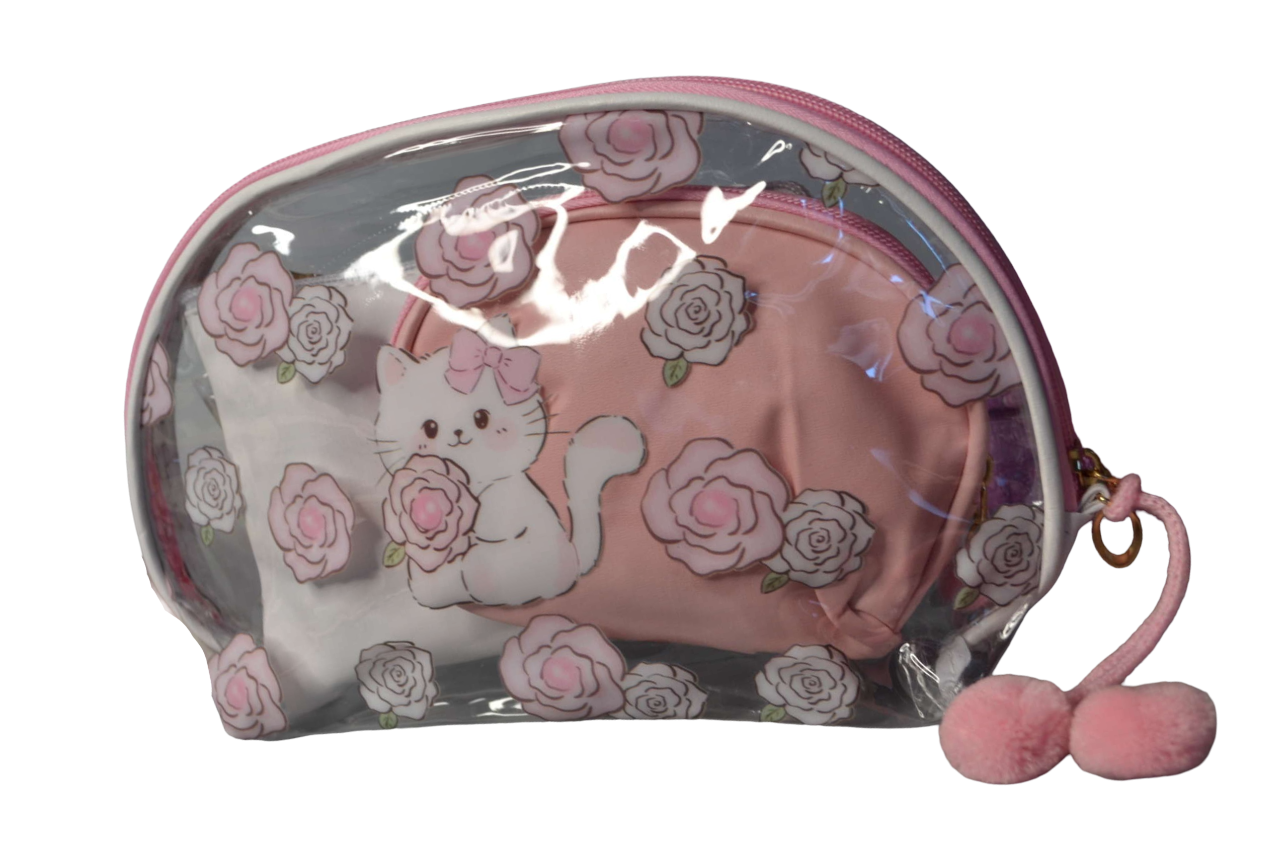 Косметичка для ребенка с принтом котенка 25х16х8 см (25-478-1/Д)