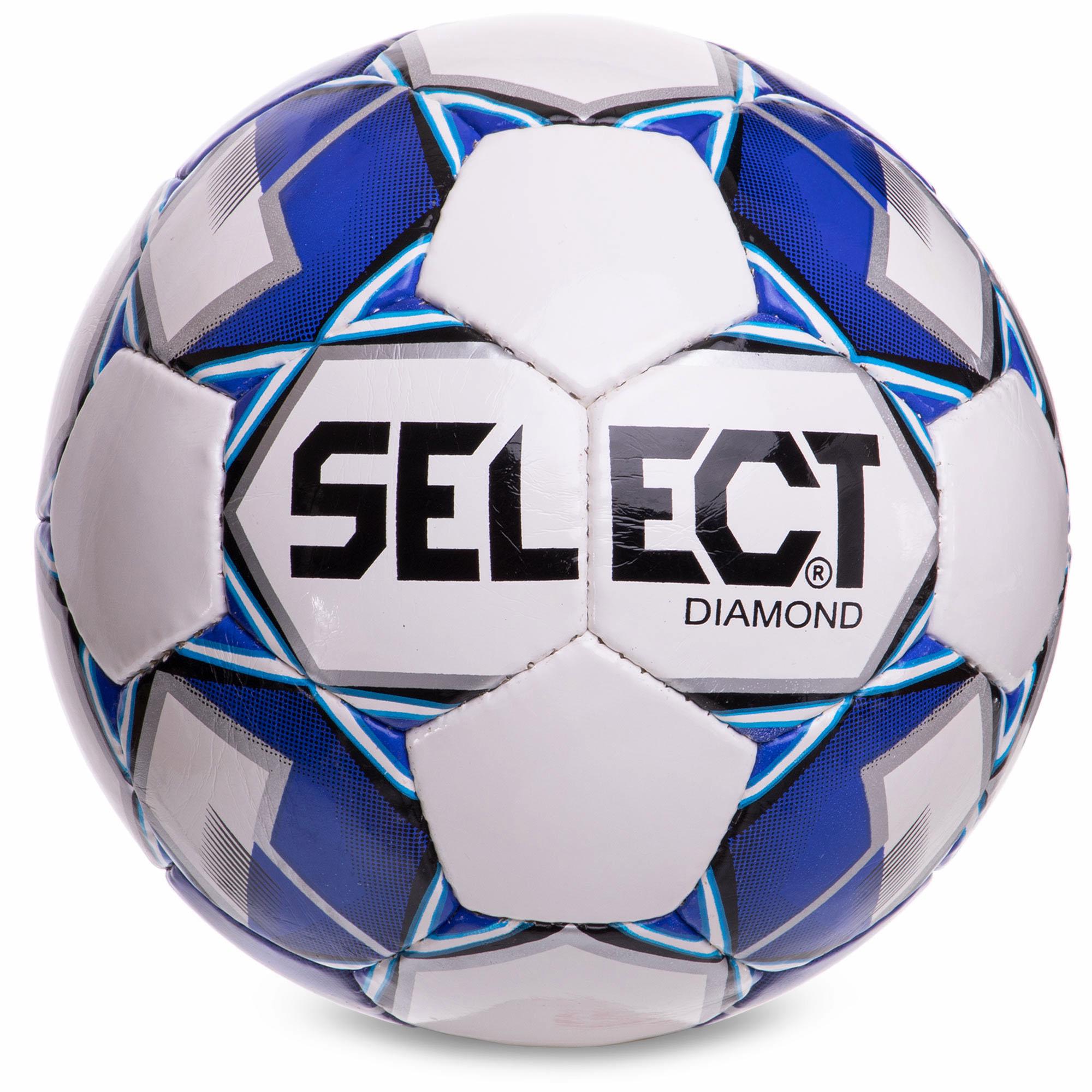 Мяч футбольный Zelart ST DIAMOND-IMS FB-4794 №5 PU Белый/Синий (DR008210)