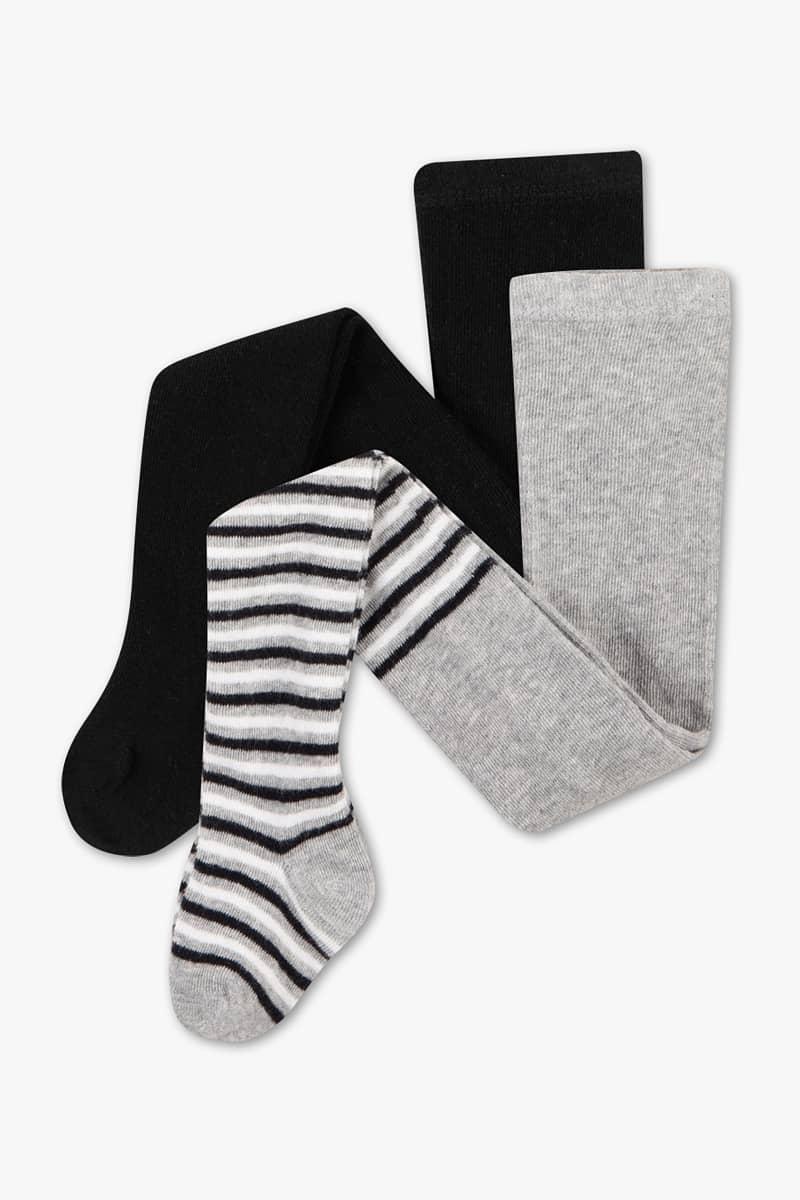 Колготки C&A 80-86 см 2 шт. полоска Серый (09031876760132017880)