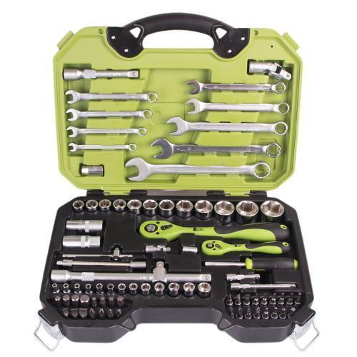 Набор инструментов Alloid универсальный 82 пр. трещотки 72 зуба 1/4-1/2" (TS-82)