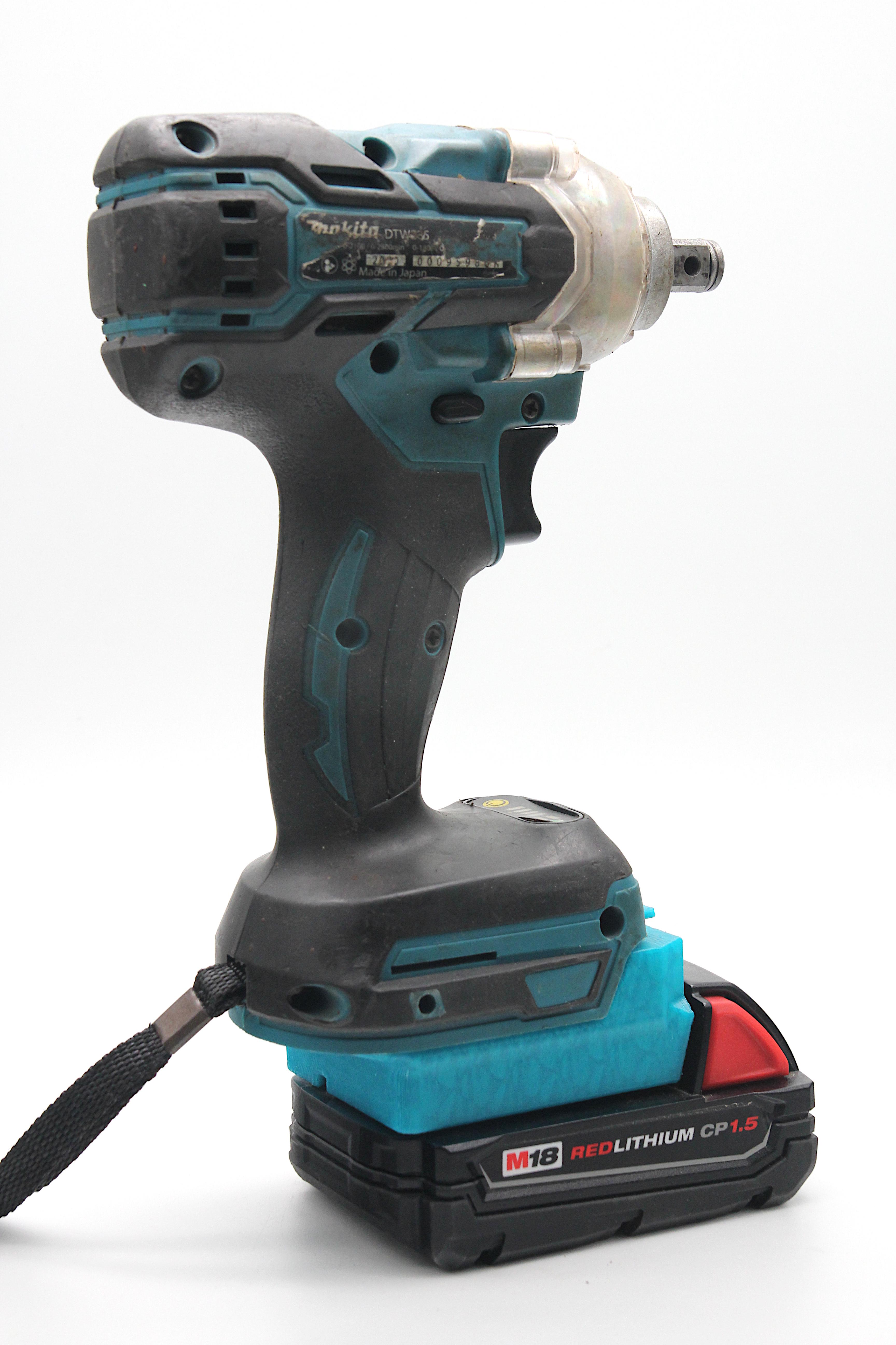 Переходник из аккумулятора Milwaukee на инструмент Makita/Procraft/Profitec/Texas/Stromo (mil-mak) - фото 4 Переходник из аккумулятора Milwaukee на инструмент Makita/Procraft/Profitec/Texas/Stromo (mil-mak) - фото 4