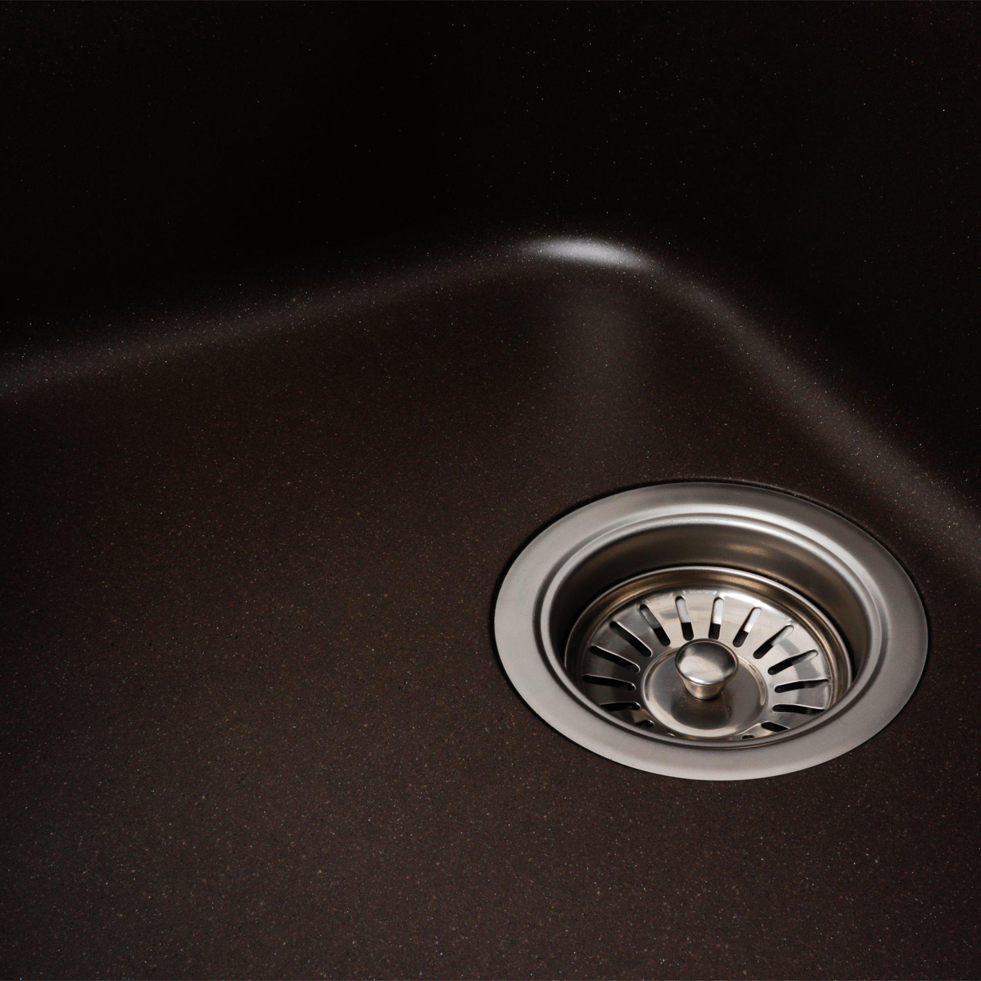 Мийка гранітна для кухні Platinum 7950 Equatoria матова Темна скеля - фото 5