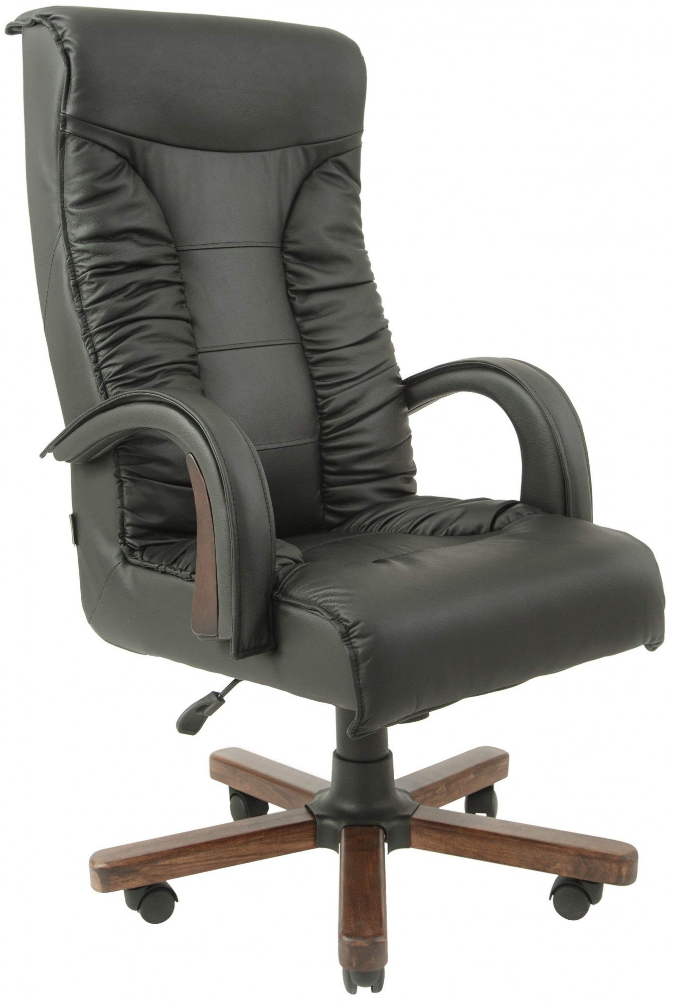 Офисное кресло руководителя Richman Оникс Флай 2230 Wood М1 Tilt Черный (6013ee36ee03ef61f515deca)