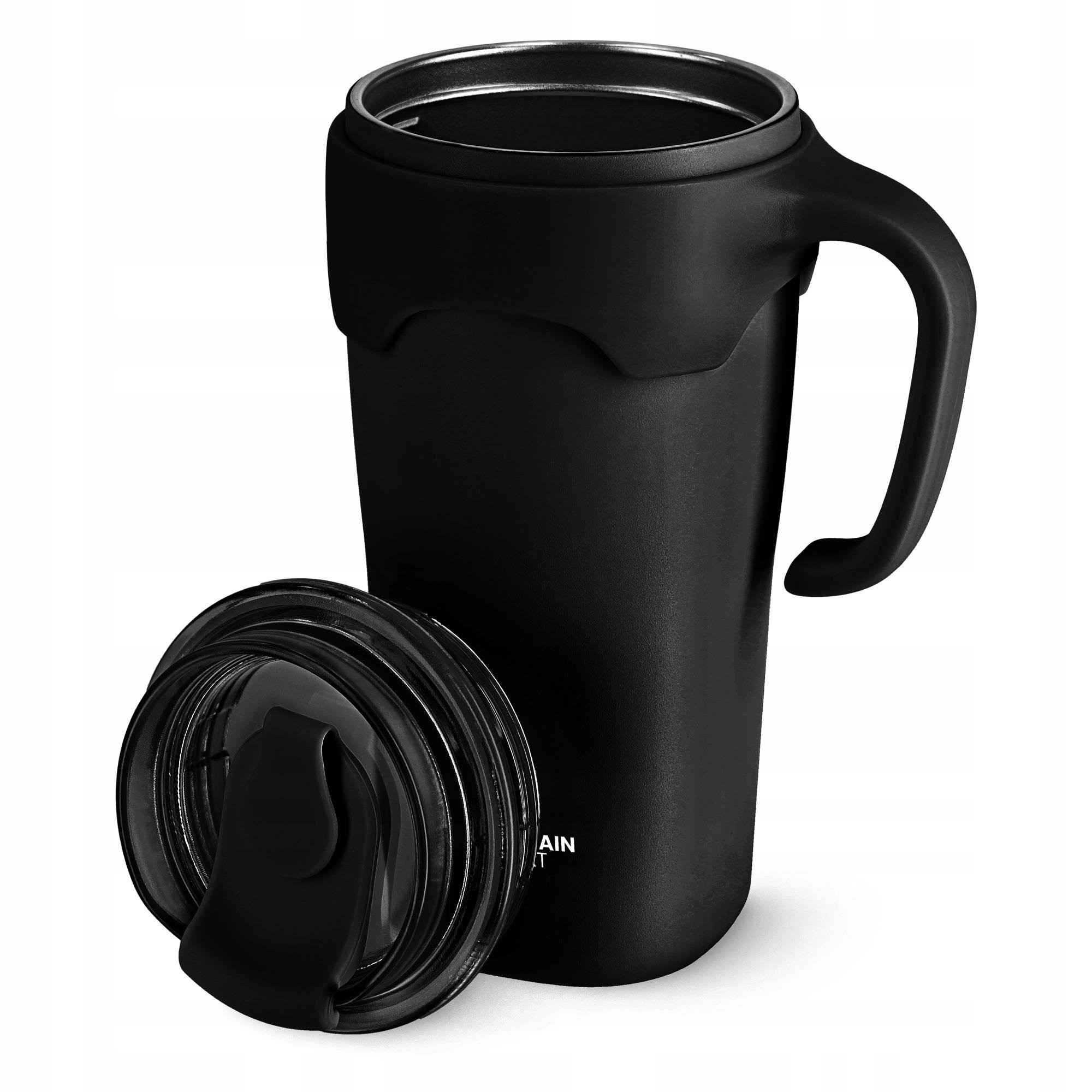 Термокружка Mountain Goat со соломинкой 0,65 л Black (P-5905973406123)