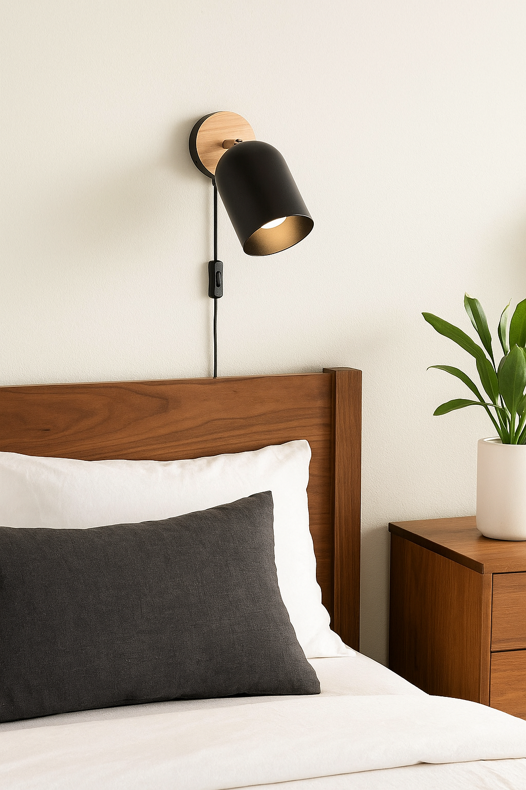 Бра поворотное Comfy с выключателем и вилкой Черный (45784 BK) Бра поворотное Comfy с выключателем и вилкой Черный (45784 BK)