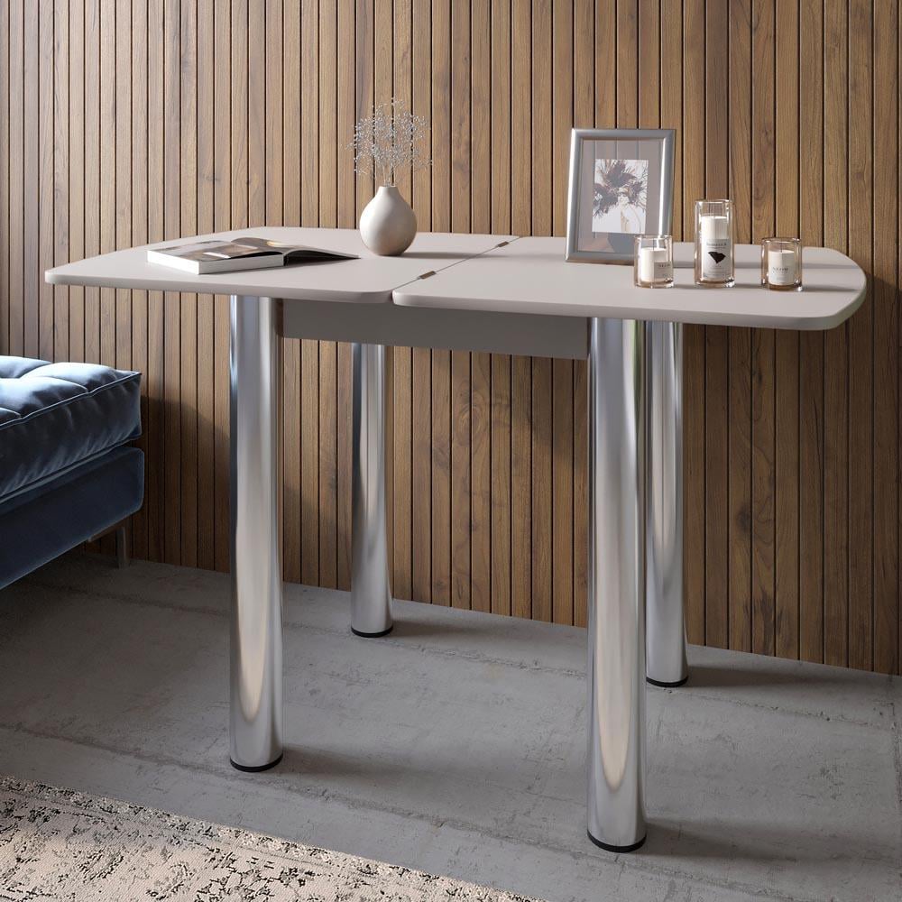 Обеденный стол Lion Нота Мини раскладной 60x70/70x120 см Кашемир (000-000-2630)