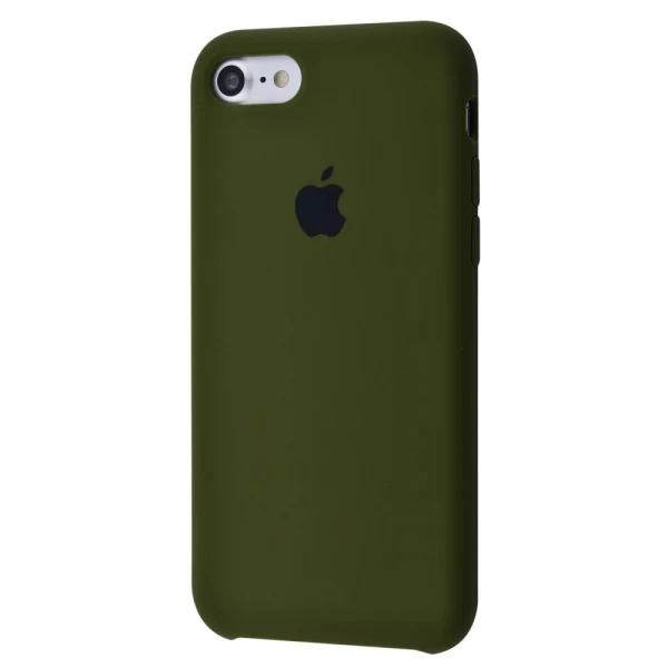 Силіконовий Чохол Накладка Silicone Case для iPhone  7/8/SE 2020 Army Green