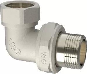 Американка 90° V&G VALOGIN VG-205202 латунь внутренняя-наружная 3/4" (156495) - фото 2 Американка 90° V&G VALOGIN VG-205202 латунь внутренняя-наружная 3/4" (156495) - фото 2