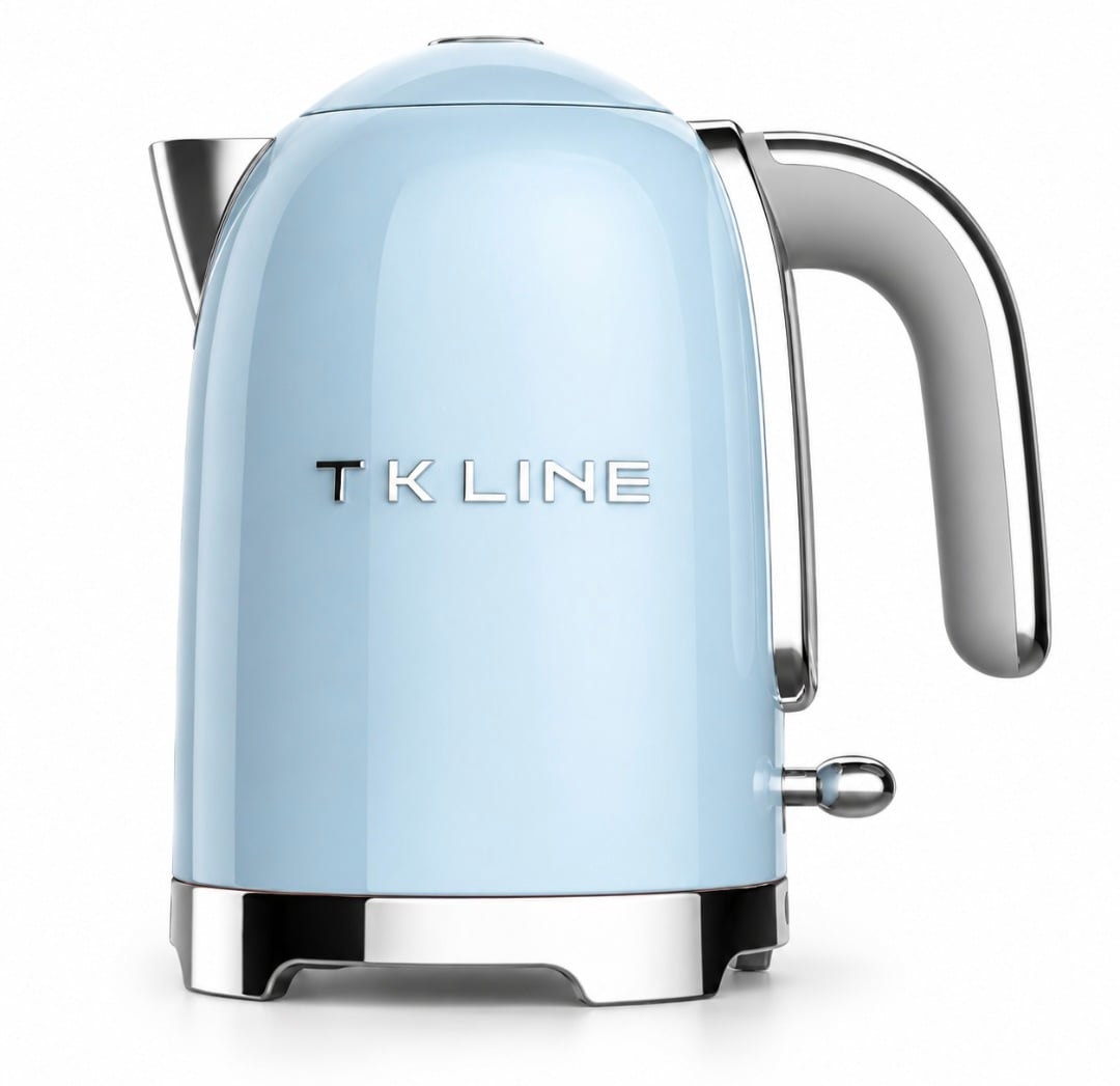 Электронный T.K.Line TK00280-BL из нержавеющей стали 1,7 л 3000 Вт Голубой (TK00280-BL)