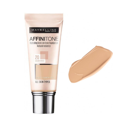 Тональний крем для обличчя Maybelline New York Affinitone 20 Golden rose 30 мл (2630633640)