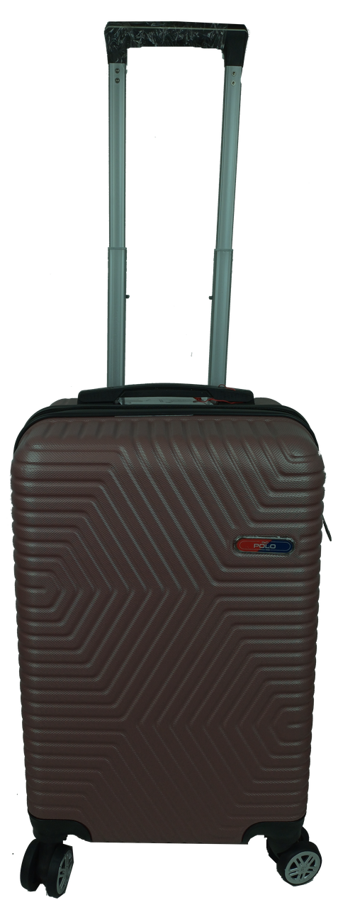 Чемодан пластиковый GD Polo ABS 45 л 57x34x25 см Коричневый