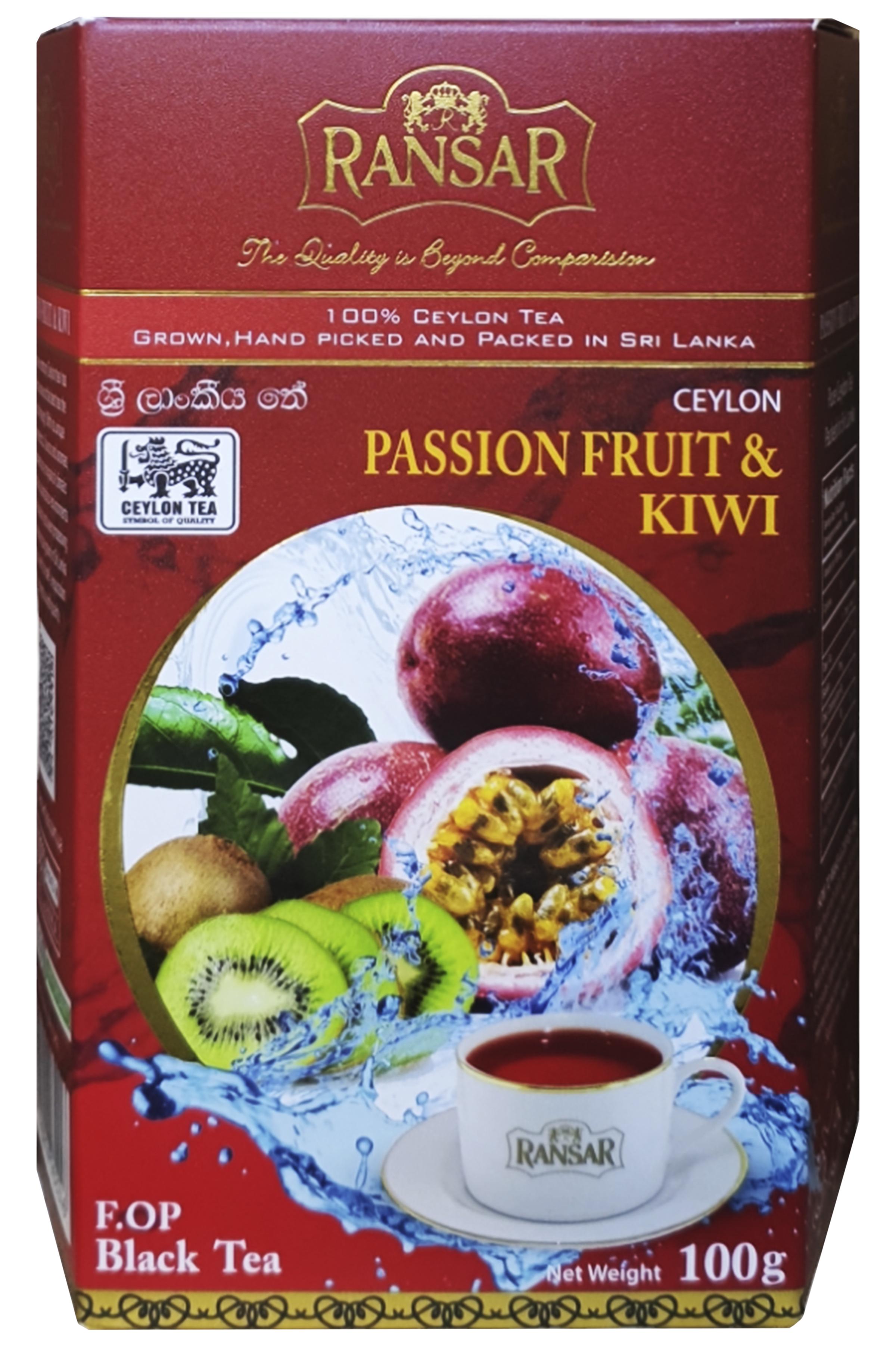 Чай Ransar черный Passion Fruit & Kiwi Маракуя и Киви 100 г (58964) - фото 3