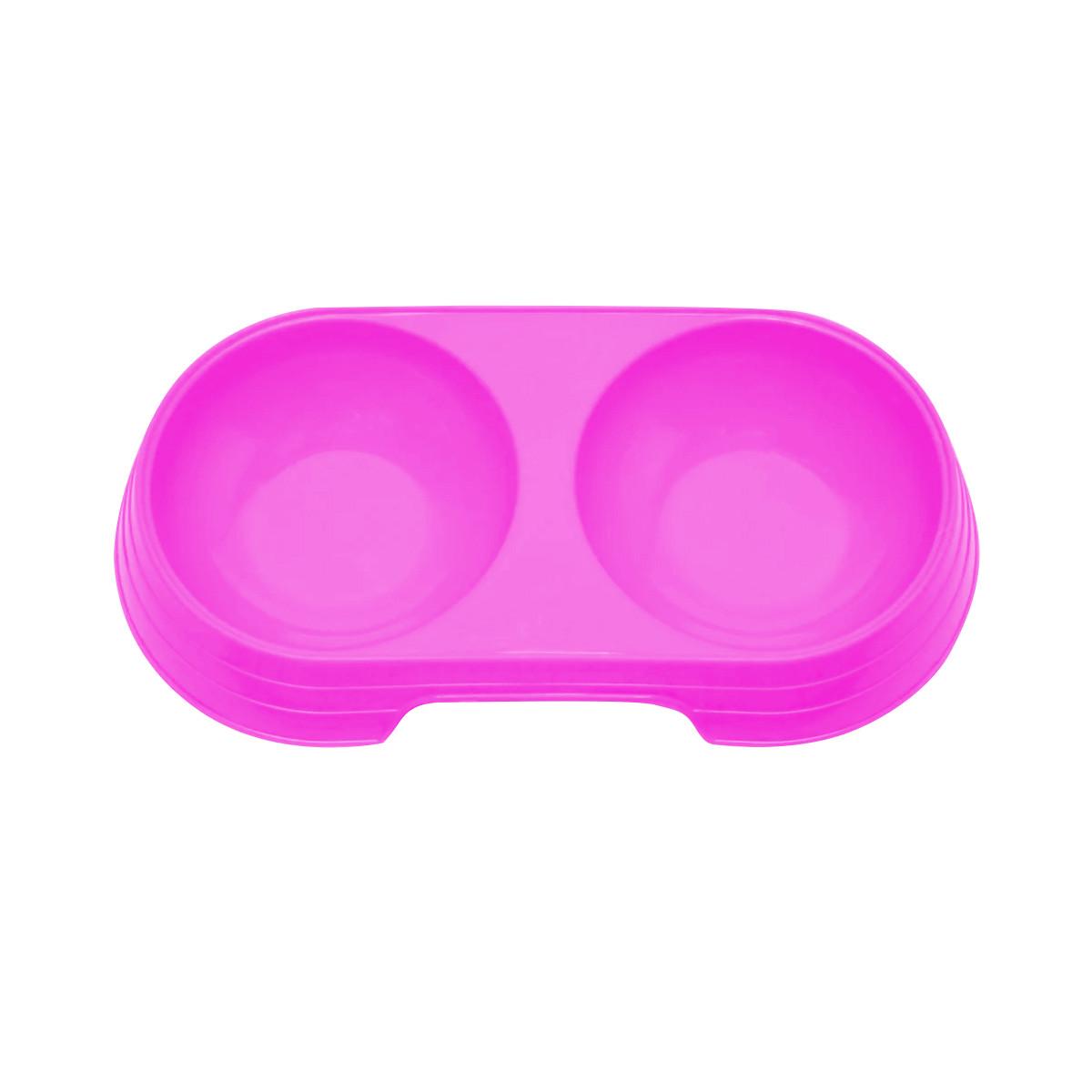 Миска подвійна для тварин Рожевий (2447853634) - фото 1 Миска подвійна для тварин Рожевий (2447853634) - фото 1