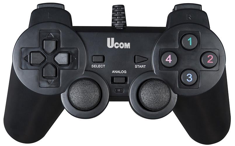 Дротовий геймпад Ucom UC-JS704S для ПК та PS3 USB Black (3_05471)