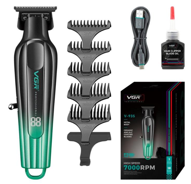 Тример VGR V-935 5 насадок Зелений