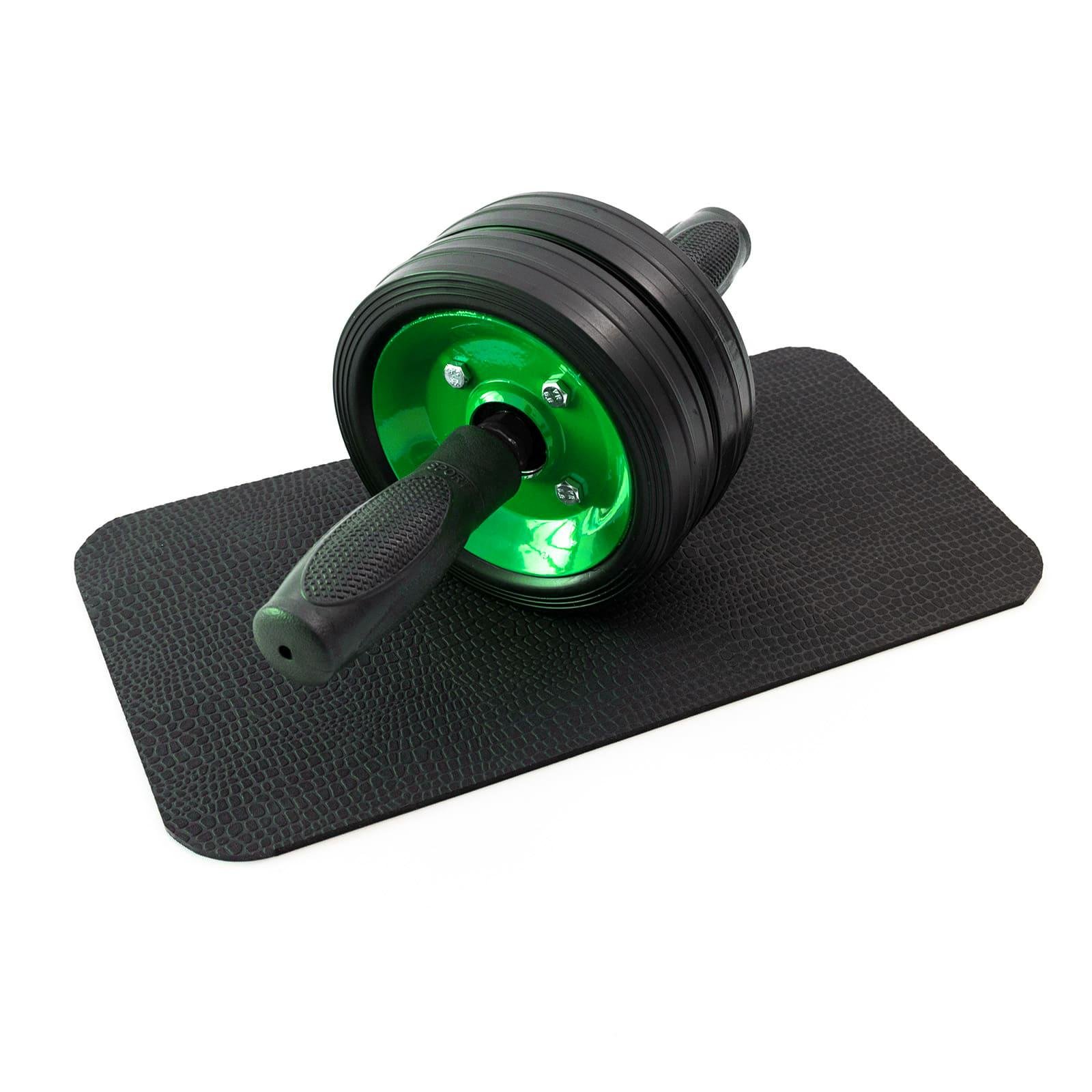 Колесо для пресса OSPORT Pro+ металлическое двойное Зеленый (OF-0092)