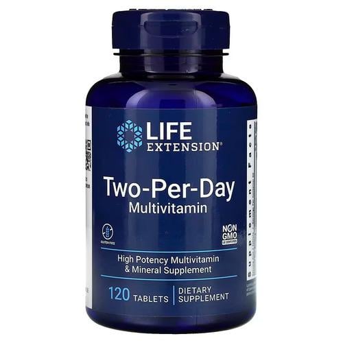 Универсальные витамины Life Extension Two-Per-Day Multivitamin 120 табл. (LEX-23151)