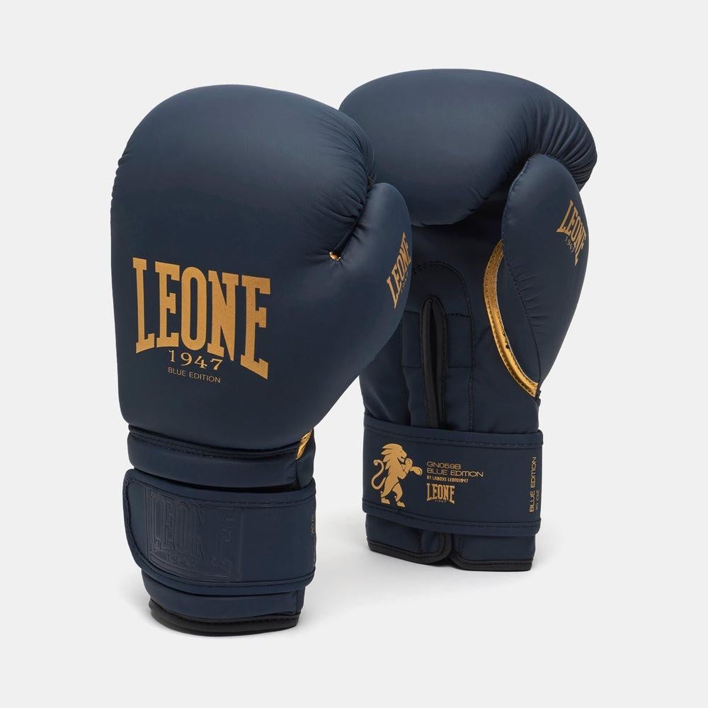 Боксерські рукавички Leone GN059B Blue Edition 12 унцій (GN059B Blue 12oz) Боксерські рукавички Leone GN059B Blue Edition 12 унцій (GN059B Blue 12oz)