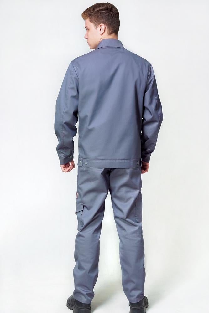 Костюм робочий САРЖА куртка та напівкомбінезон р. 52/54 182-188 см Сірий (24867378) - фото 6 Костюм робочий САРЖА куртка та напівкомбінезон р. 52/54 182-188 см Сірий (24867378) - фото 6