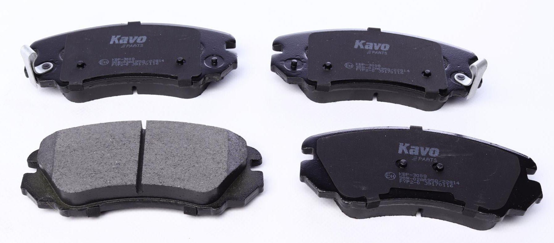 Колодки тормозные передние KAVO PARTS Hyundai Sonata/Tucson/Kia Sportage 01- (KBP-3008 KAVO PARTS)