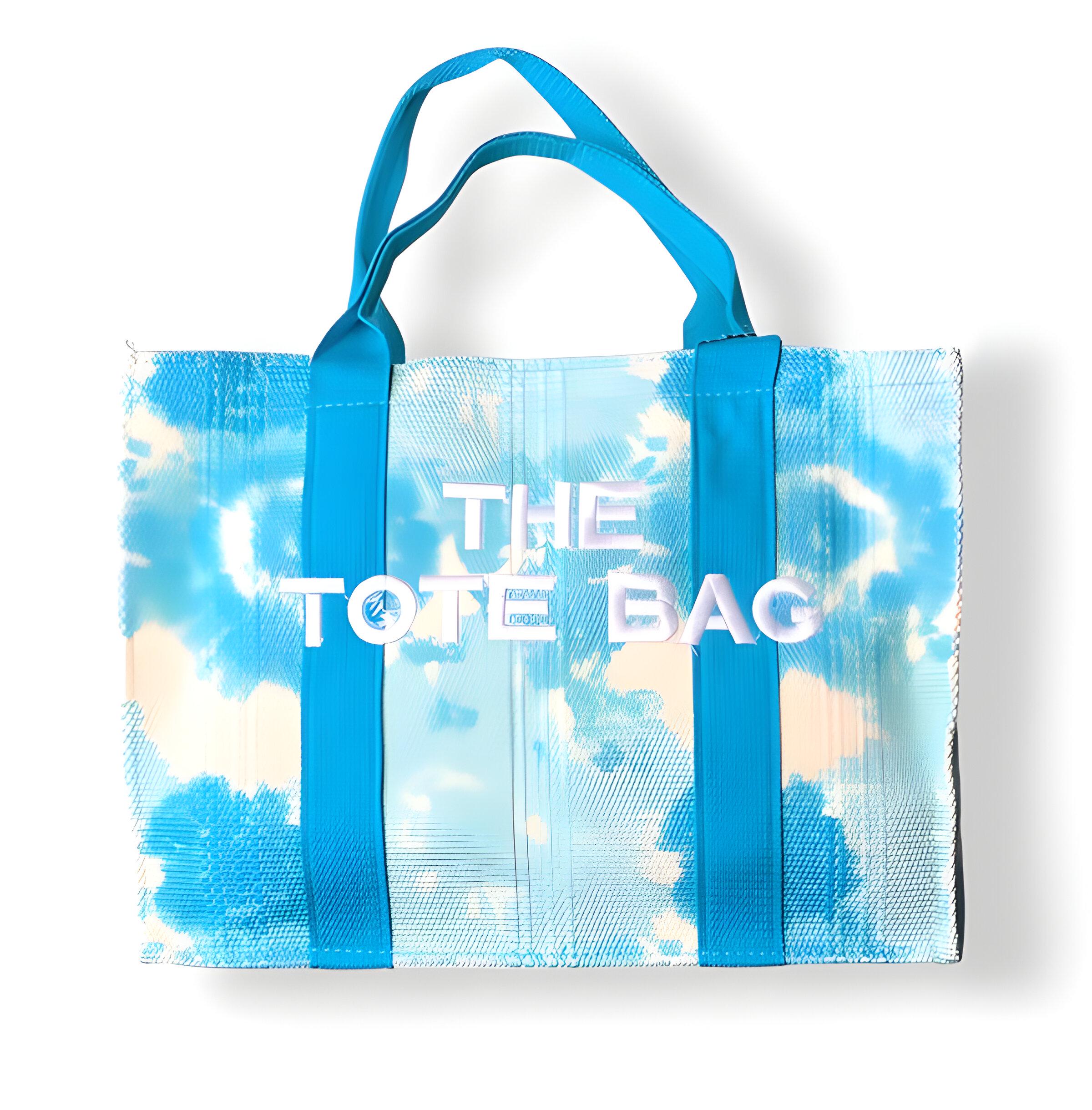 Сумка-шопер большая Голубой (24-499) - фото 1 Сумка-шопер большая Голубой (24-499) - фото 1