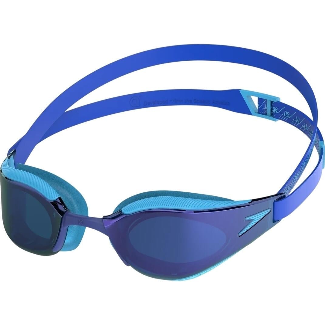 Очки для плавания Speedo FASTSKIN HYPER ELITE MIRROR JU Сине-голубой (8-1282116553)