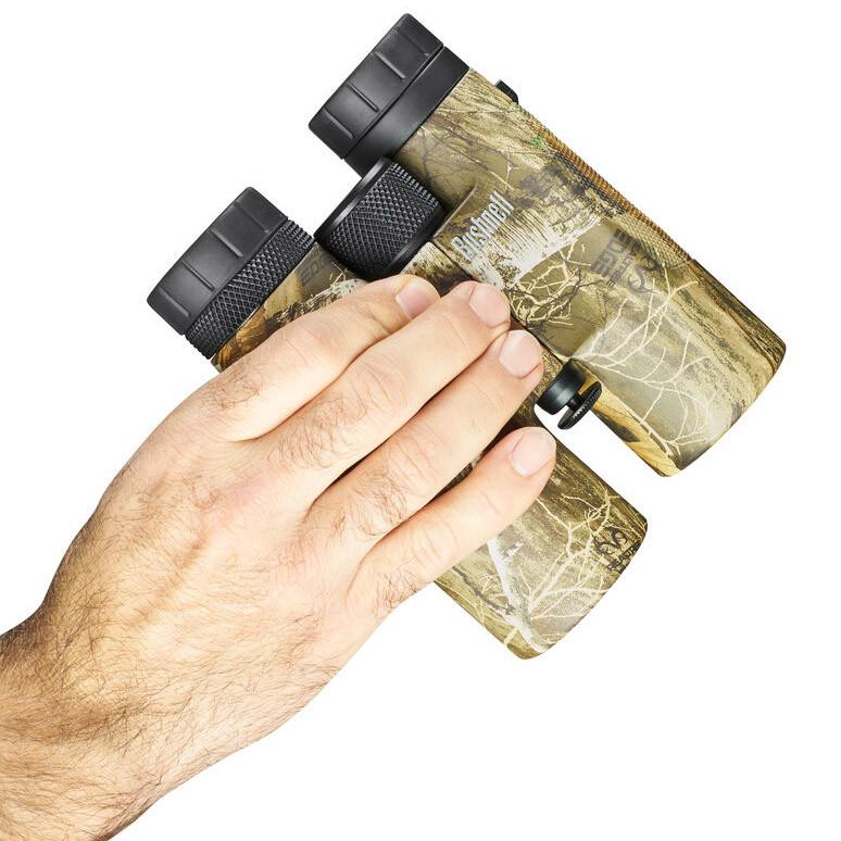Бінокль військовий Bushnell PowerView 10x42 Realtree Edge Bone Collector (141042RB) - фото 4