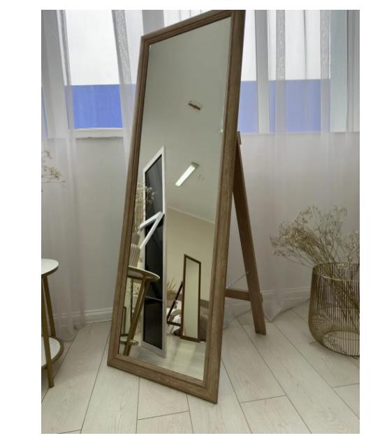 Зеркало напольное в полный рост на тонкой ножке 170х60 см Дуб Сонома (29044603)