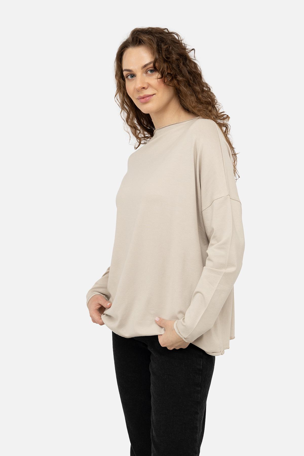 Джемпер женский ЦБ-00242081 р. 46 Бежевый (SKT000963427) - фото 2