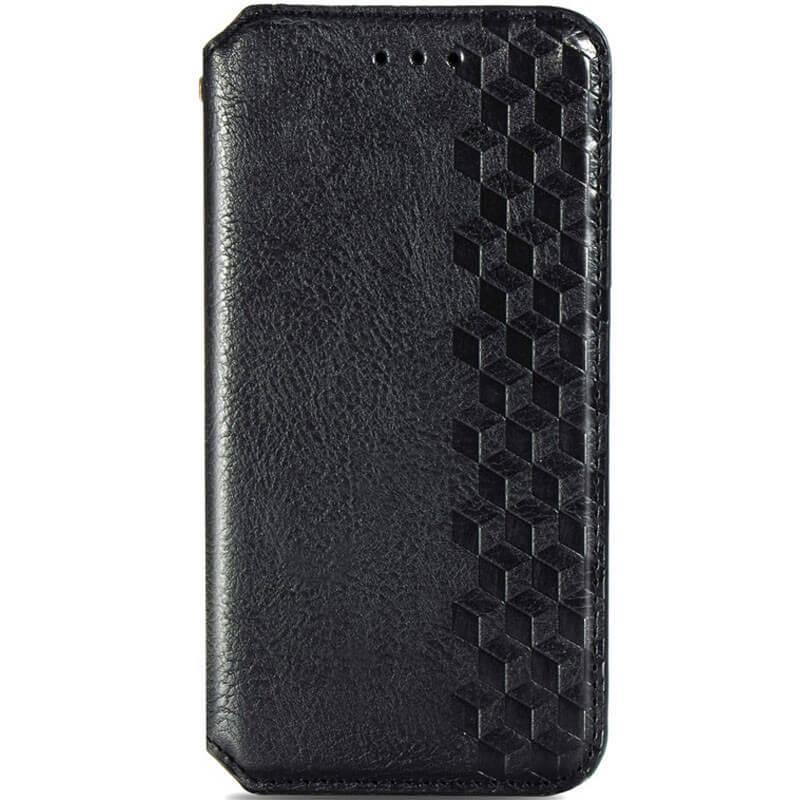 Кожаный чехол книжка GETMAN Cubic (PU) для Samsung Galaxy A71 Черный - фото 2