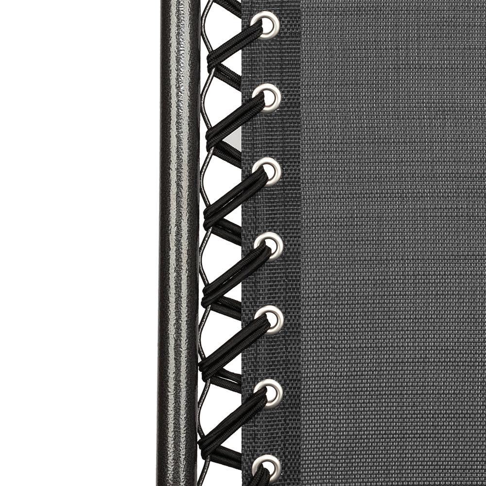 Шезлонг раскладной с козырьком подголовником и подлокотниками с регулируемым положением 160 см Серый - фото 5