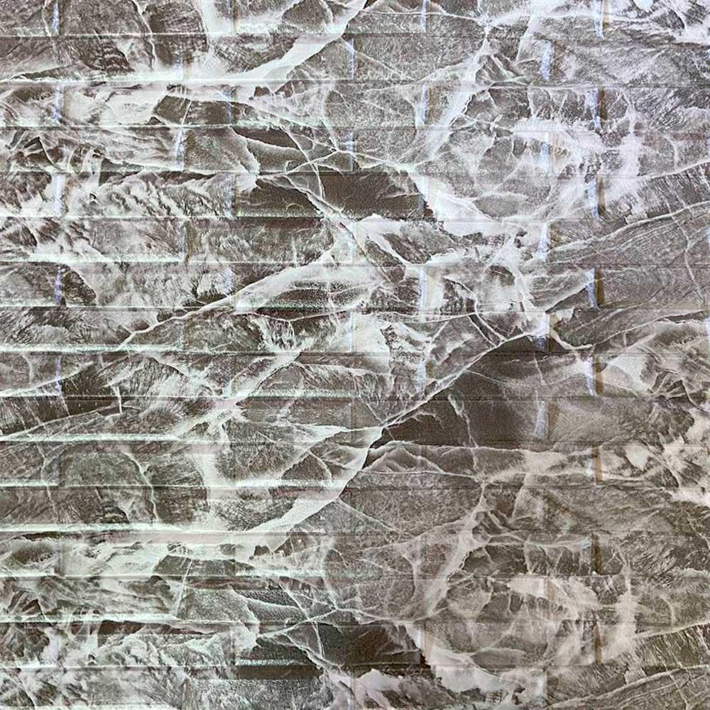 Декоративная 3D панель самоклеющаяся Sticker Wall 700х770х7 мм Черная кладка