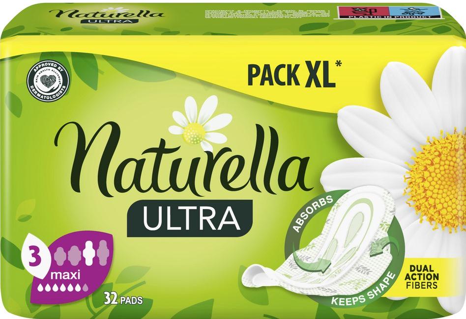 Прокладки гигиенические Naturella Ultra Camomile Maxi Quatro 32 шт. (3511)