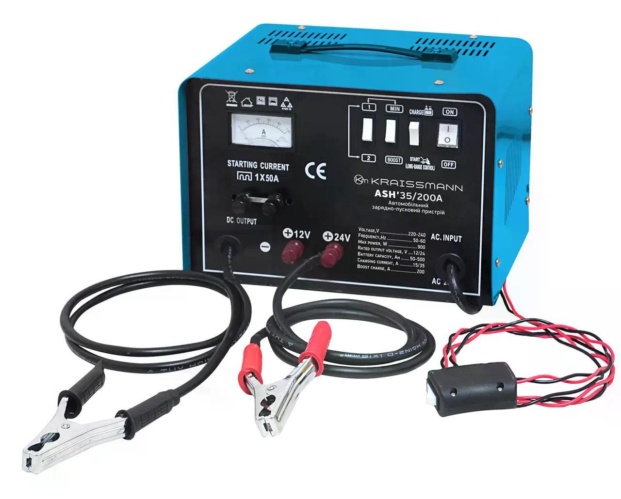 Зарядно-пусковий пристрій KRAISSMANN ASH'35/200A (28918589)