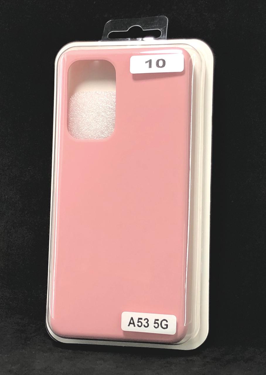 Чохол для телефону Samsung A53 (5G) Silicone FULL №10 Pink (4you)